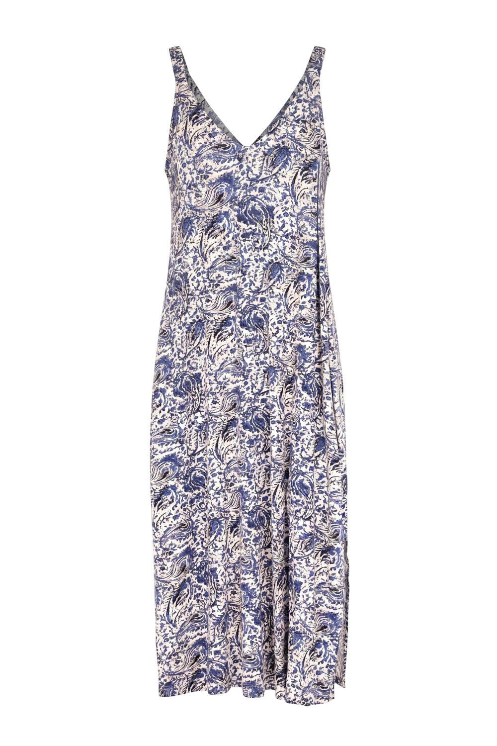 Plus Size Midi Kleid mit Trägern