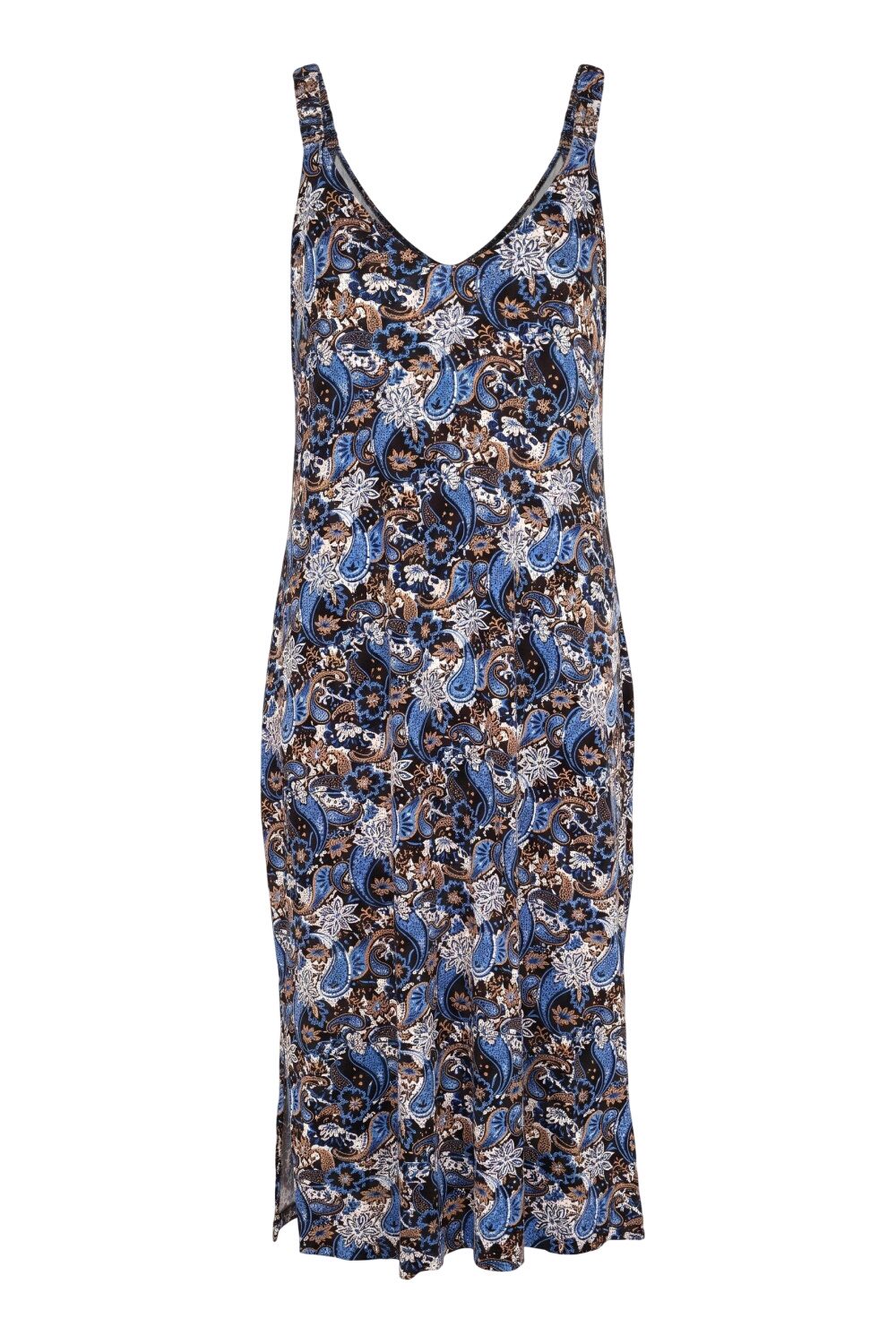 Plus Size Midi Kleid mit Trägern