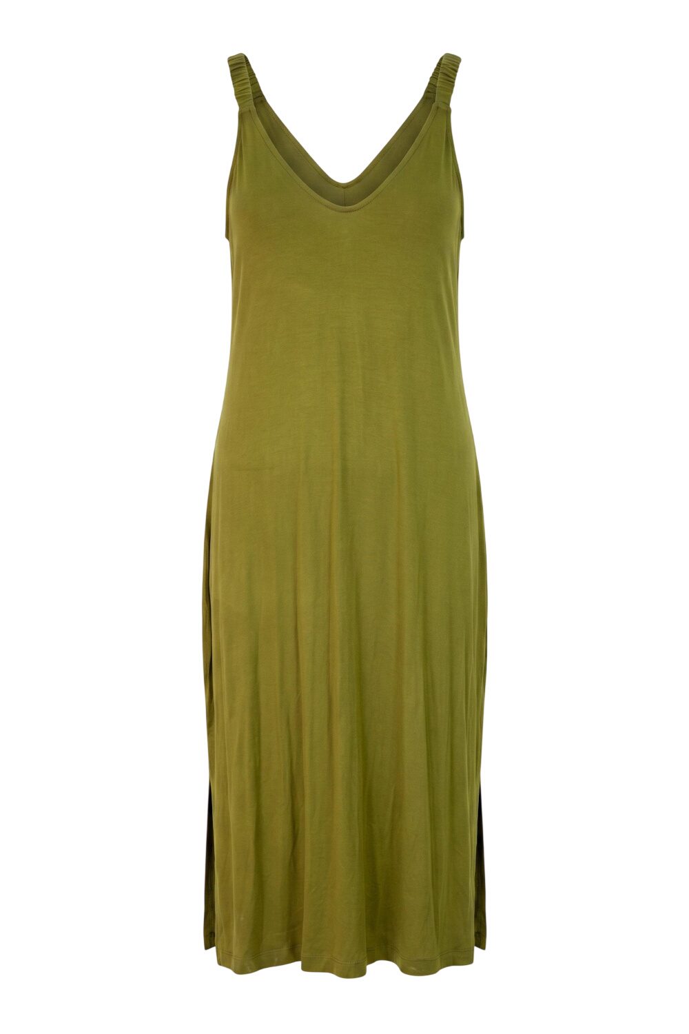 Plus Size Midi Kleid mit Schlitz