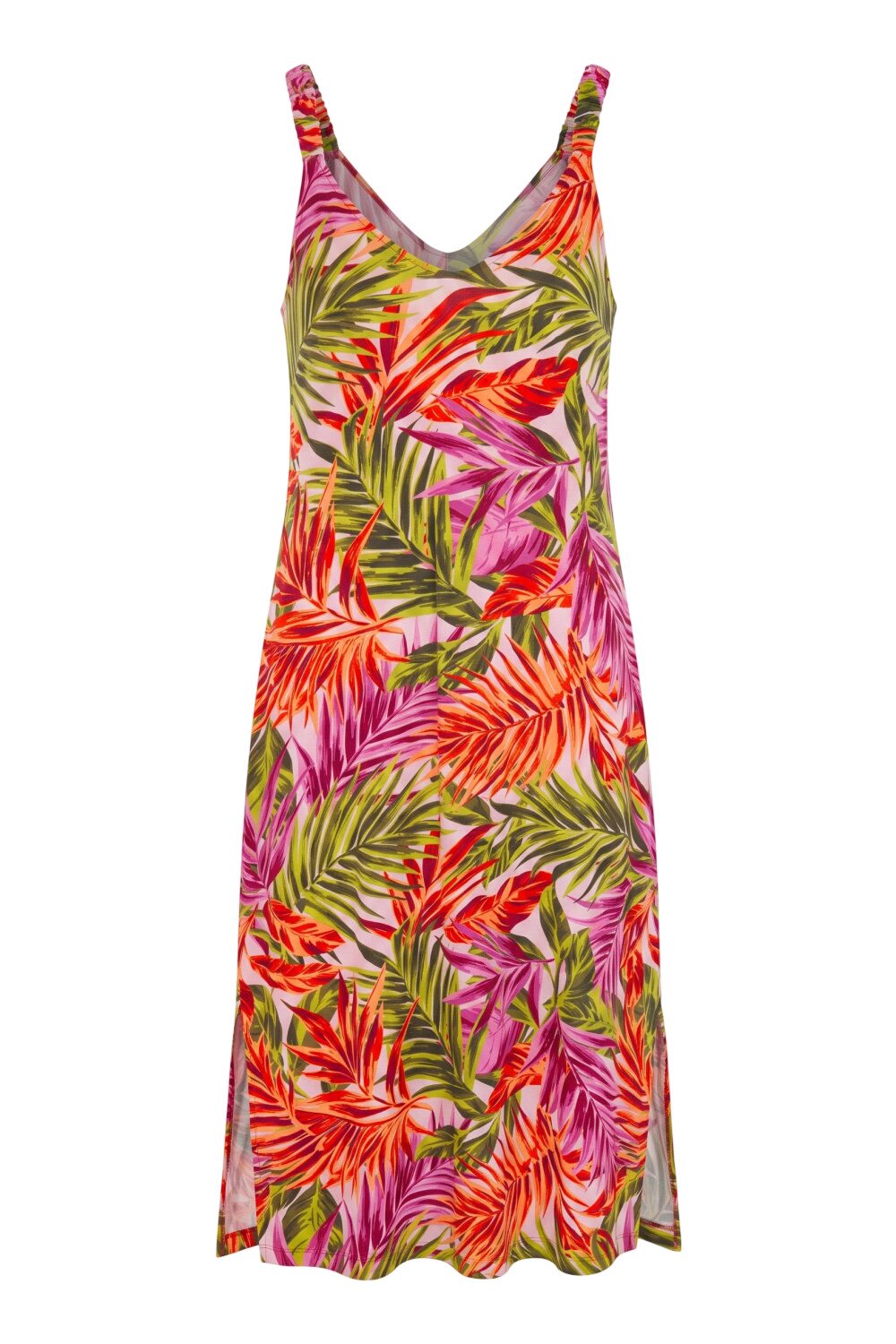 Plus Size Midi Kleid mit Muster