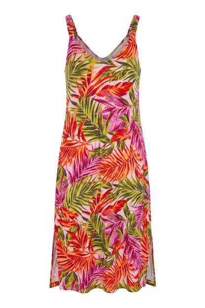 Plus Size Midi Kleid mit Muster