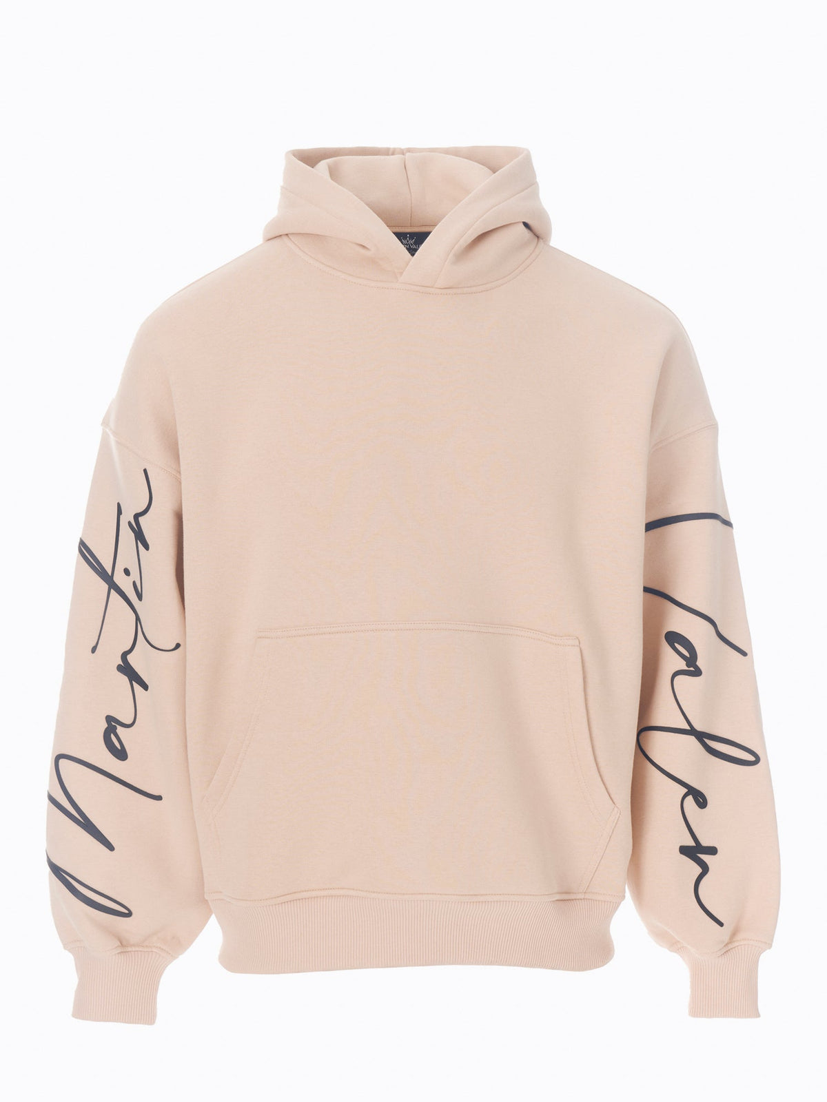 Großer Kapuzenpullover von Martin Valen - Beige Sweatshirt