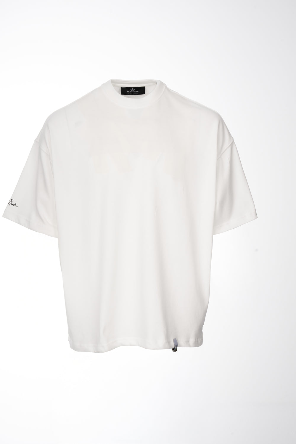 Großes 3D-gedrucktes weißes Heavy T-Shirt