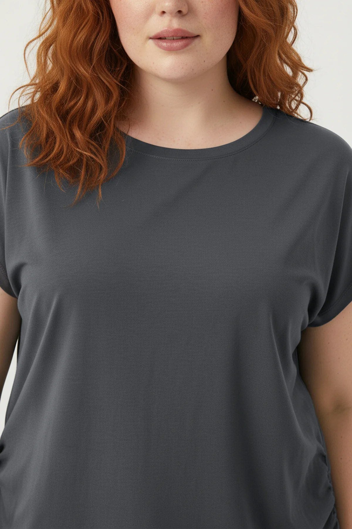 Gerafftes T-Shirt