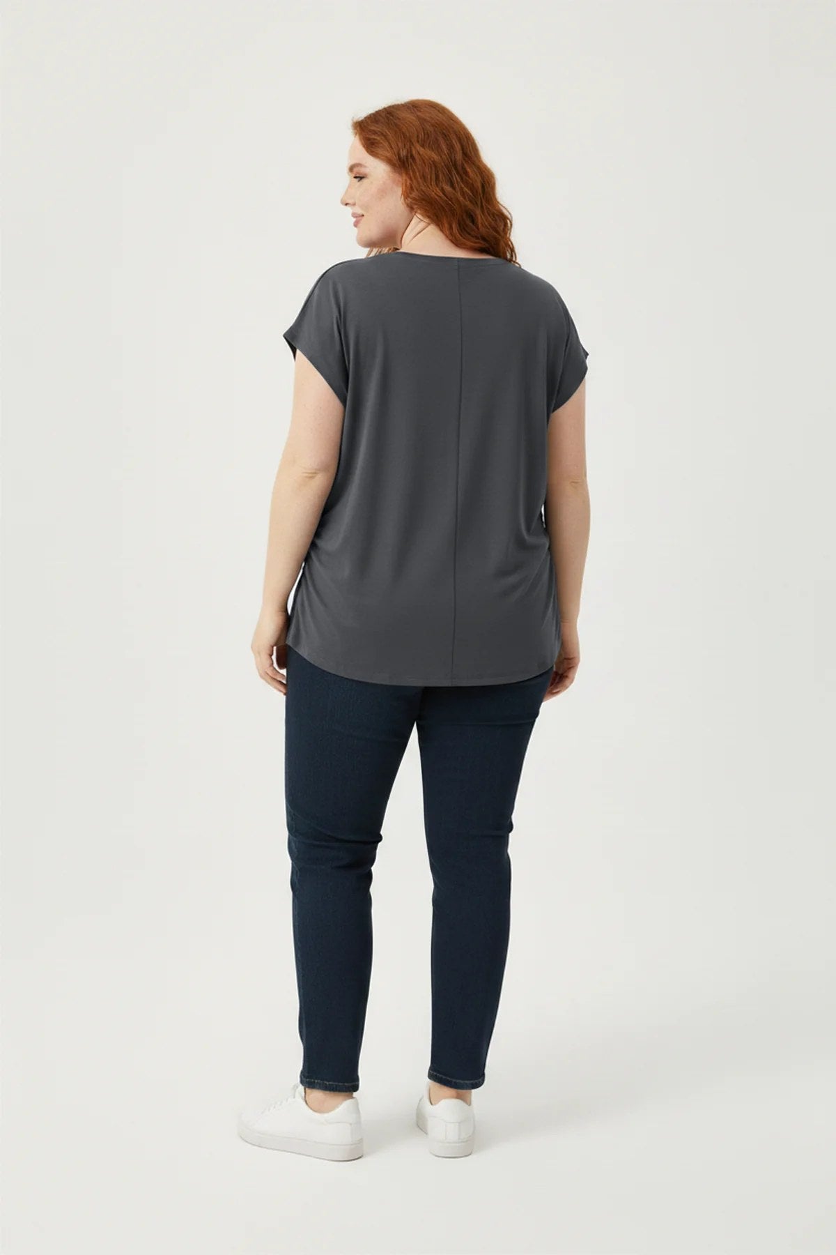 Gerafftes T-Shirt