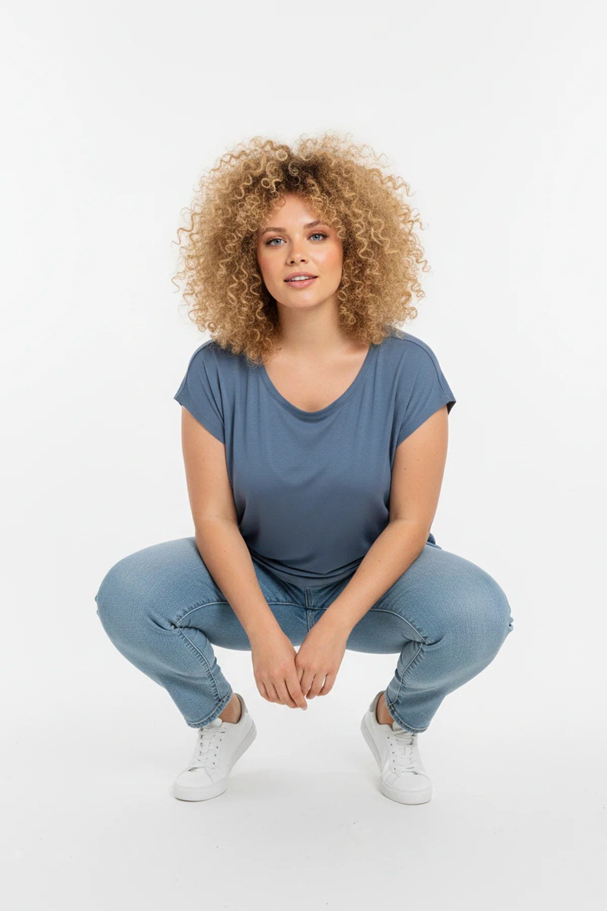 Gerafftes T-Shirt