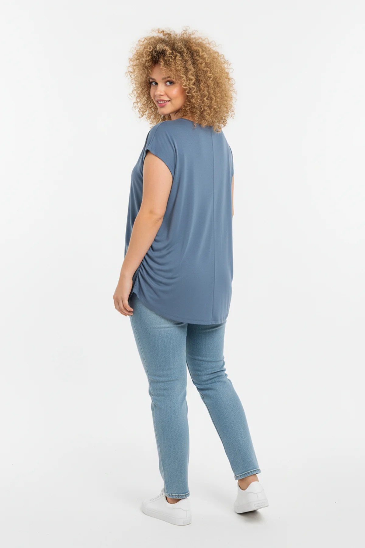 Gerafftes T-Shirt