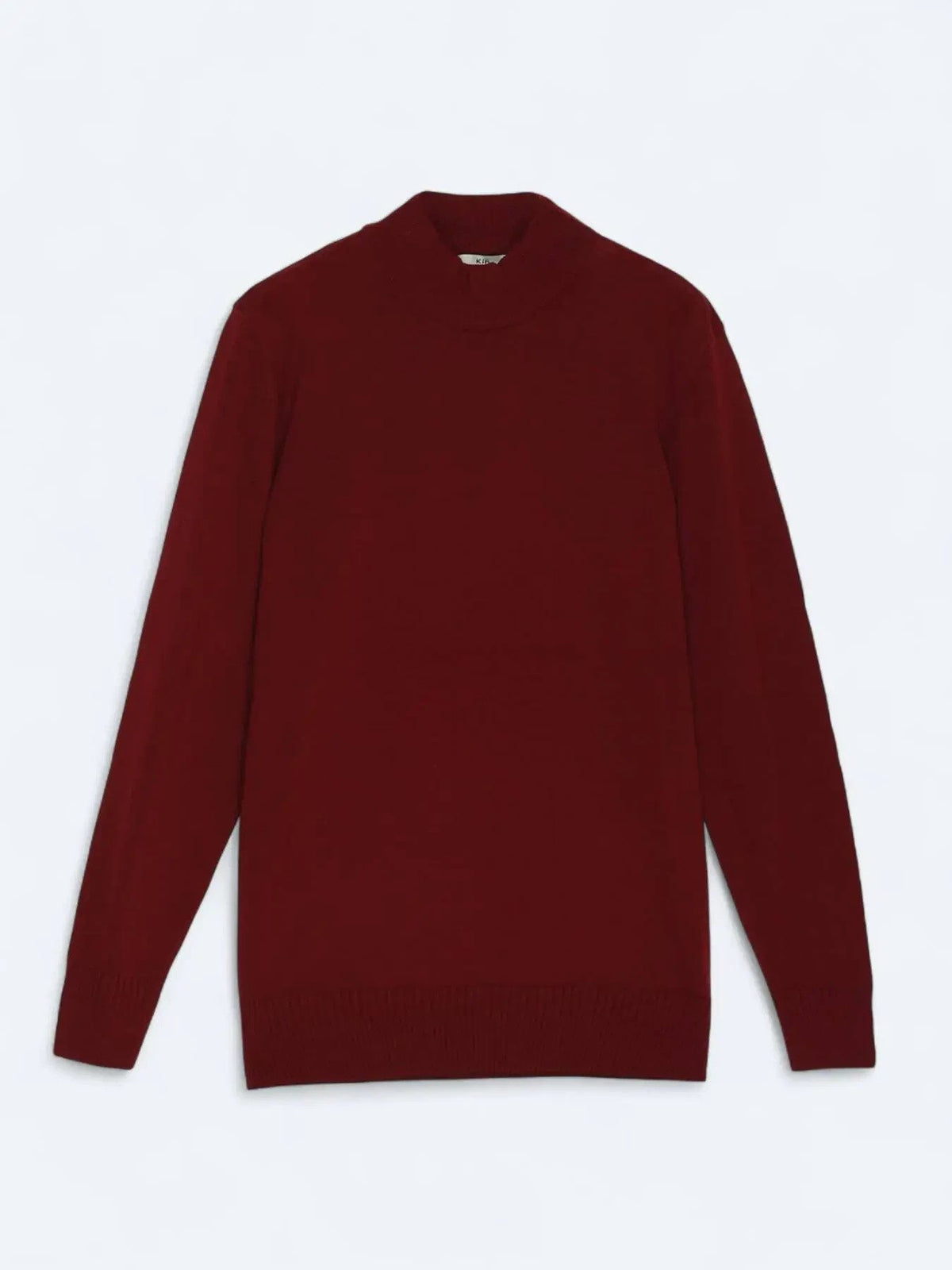 Burgunder Strickpullover