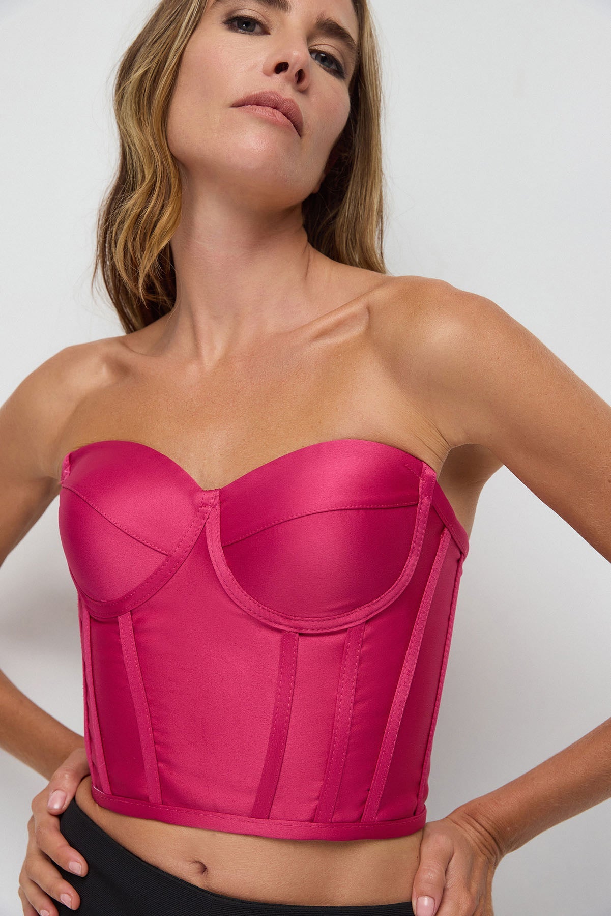 Bustier mit Steinmuster