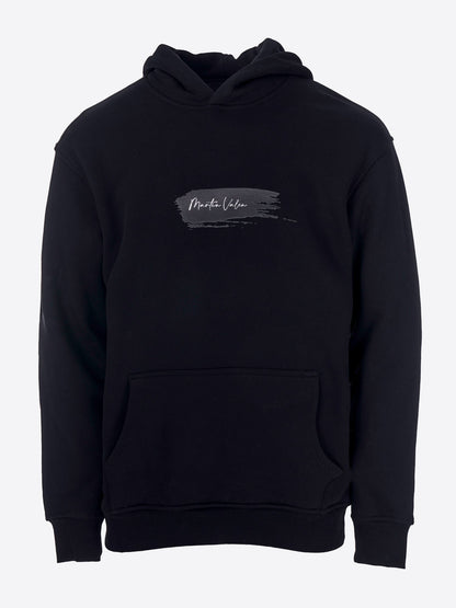 Schwarzer Kapuzen-Schmetterling Wiedergeburt Sweatshirt