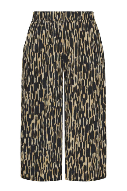 Drucke Weite Capri-Hosen in Übergröße