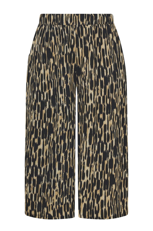 Drucke Weite Capri-Hosen in Übergröße