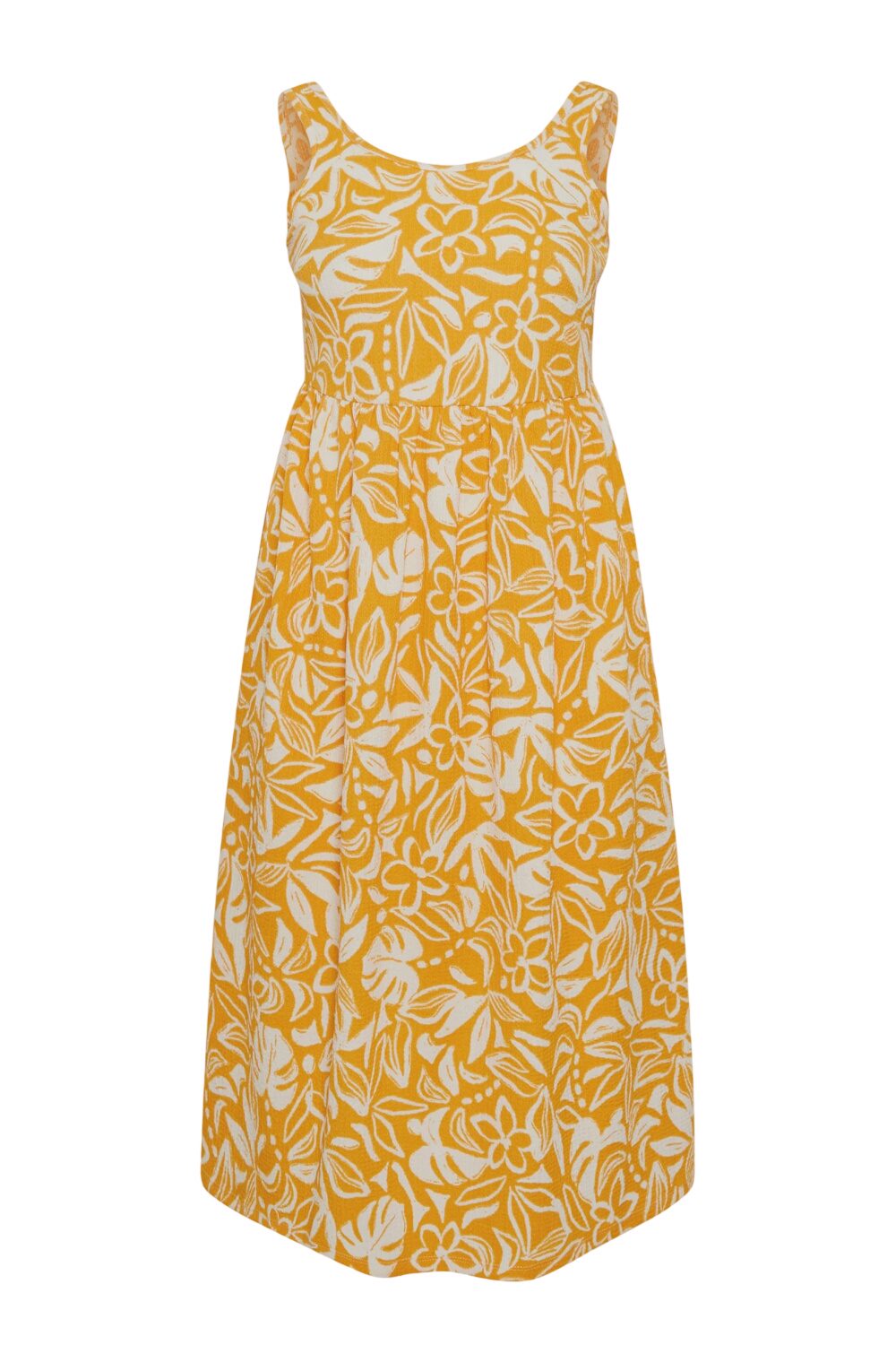 Plus-Size Maxikleid mit Taillengummi