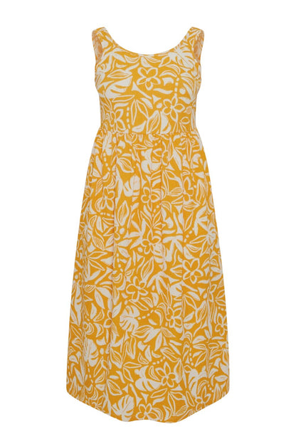 Plus-Size Maxikleid mit Taillengummi