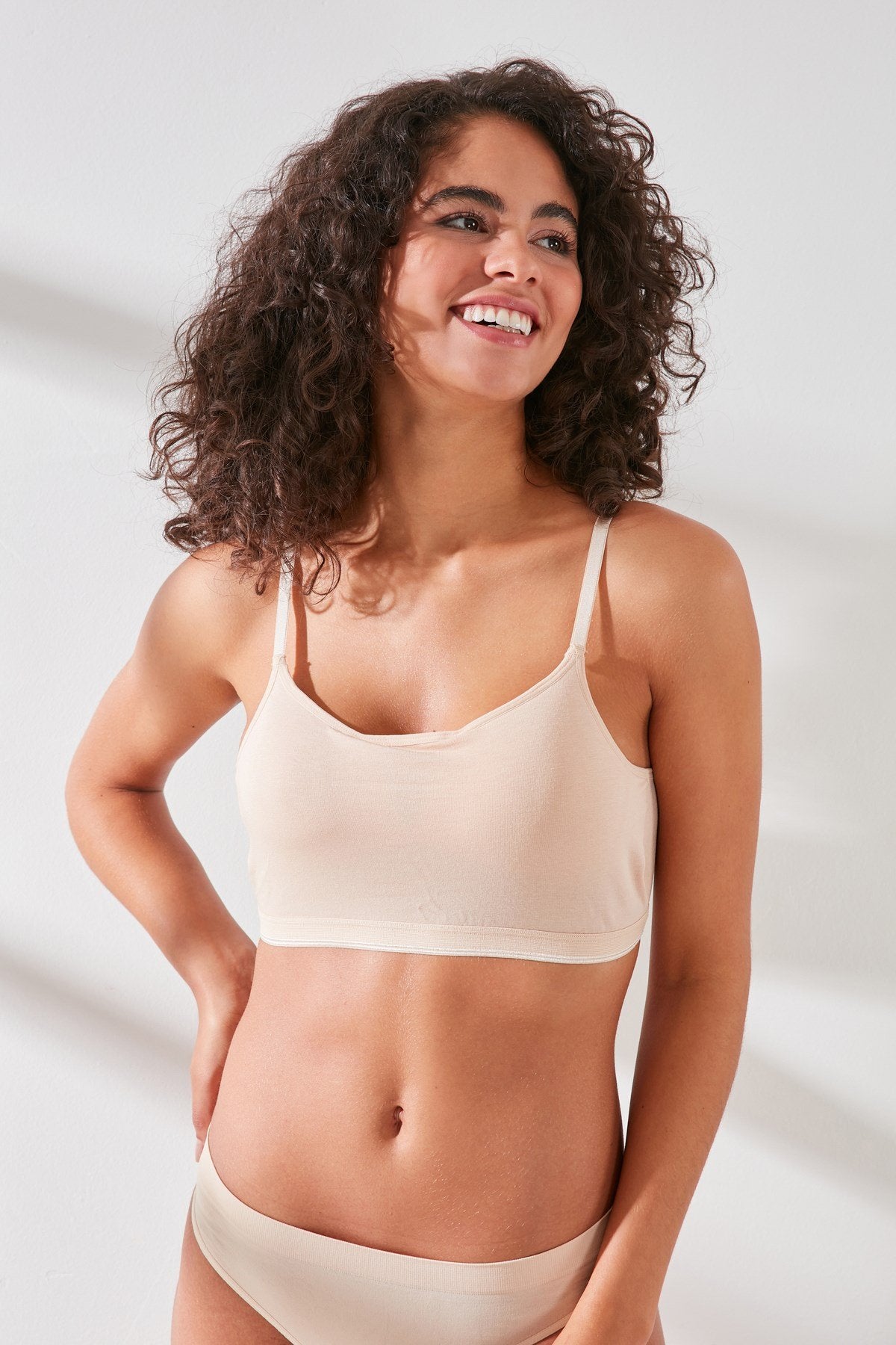 Damen Modal Baumwoll Bustier Top