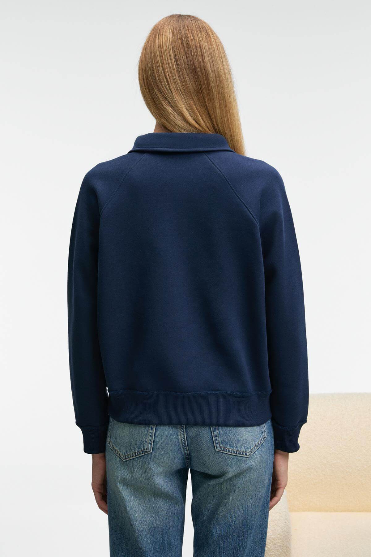 GRIMELANGE CAMIREL Damen Polo-Sweatshirt Marineblau