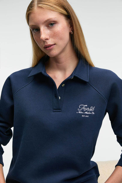 CAMIREL Damen Polo-Sweatshirt