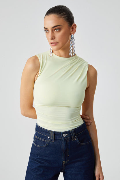 Damen Slim Fit Rundhals Weste