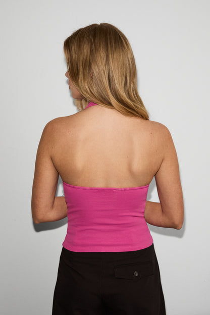 Capresse Bio-Baumwoll Neckholderbluse