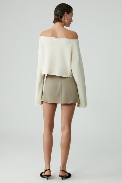 Damen Asymmetrisches Print Sweatshirt