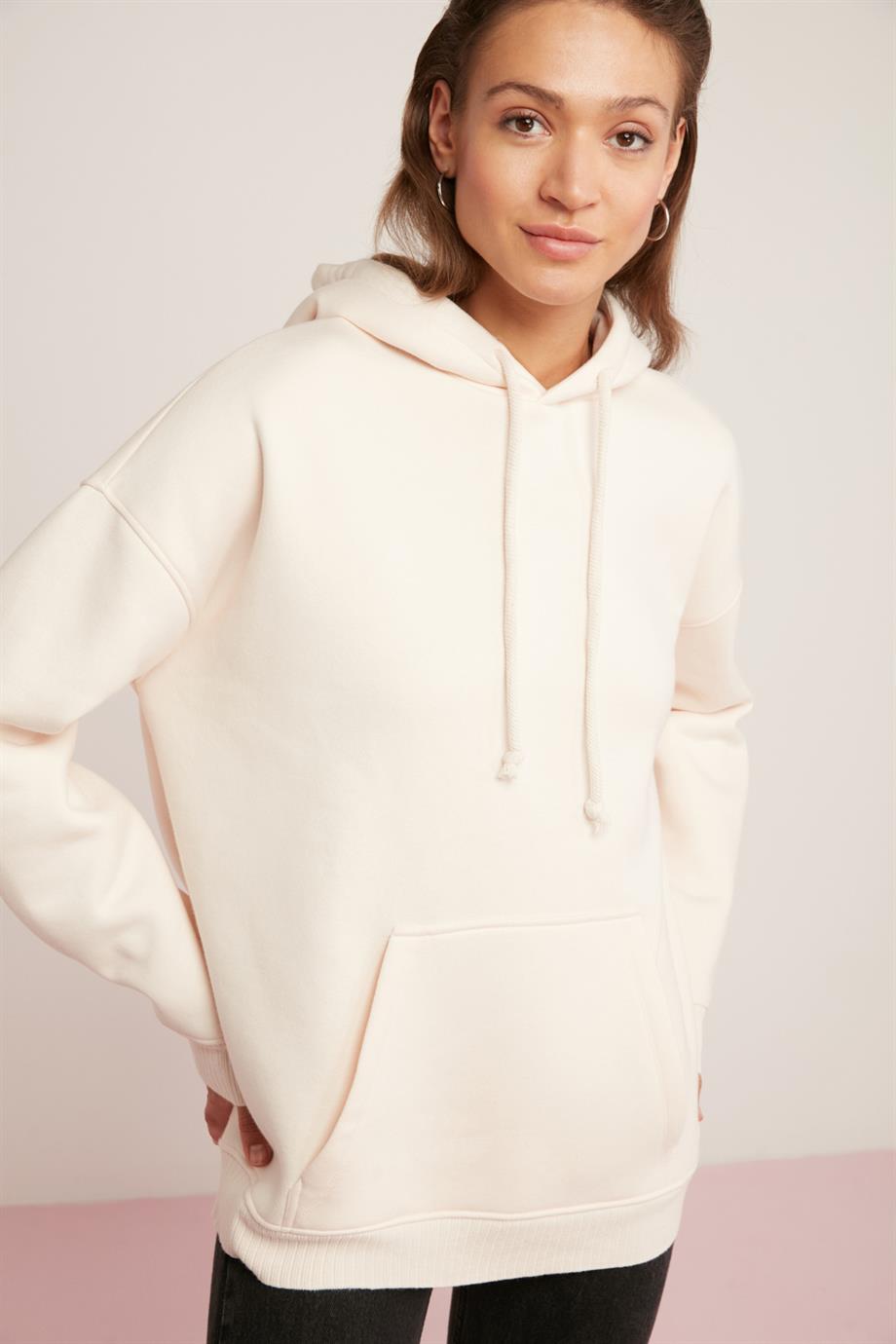 CARLY Strick Oversized Sweatshirt