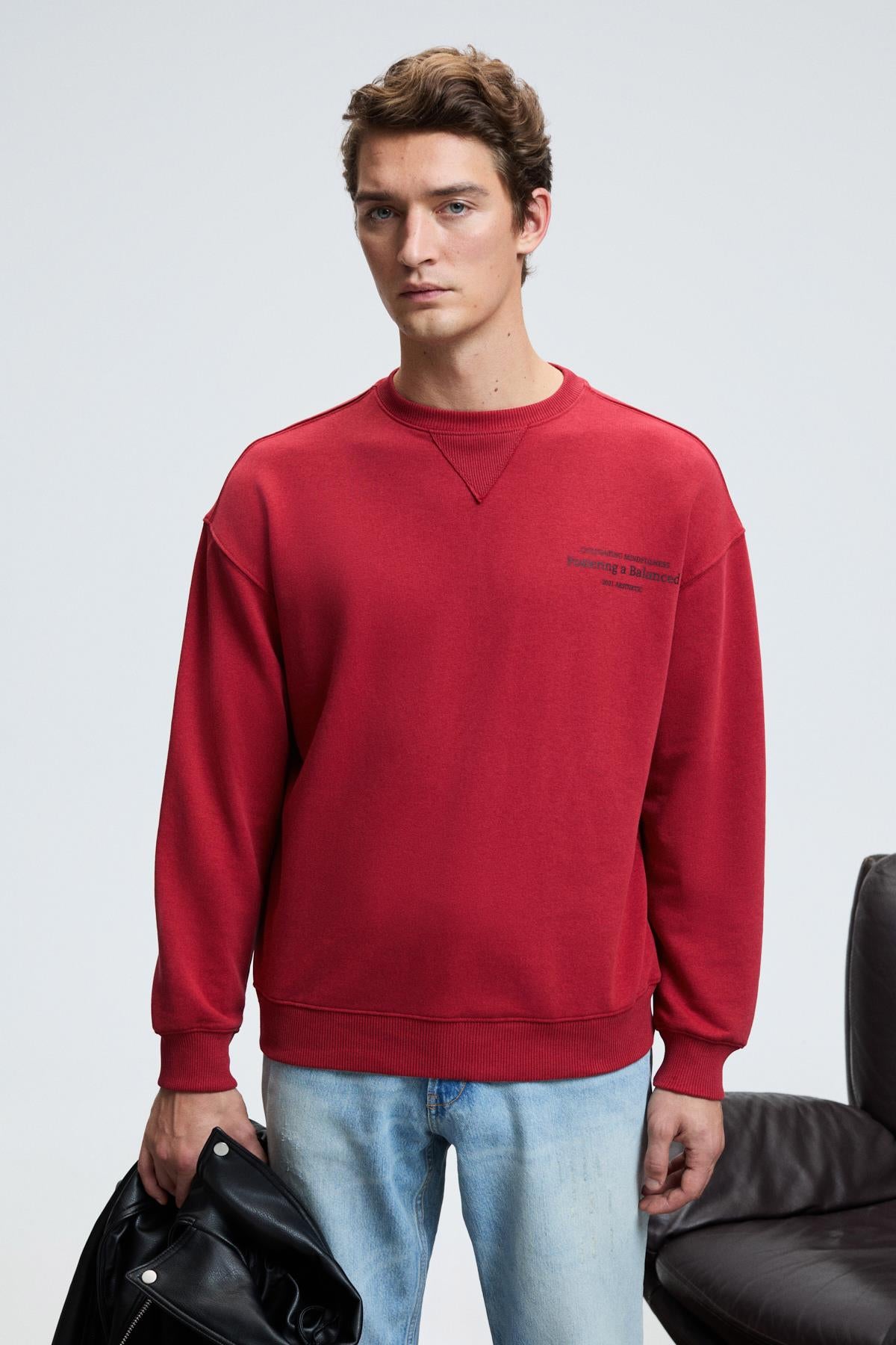 CASPIAN Herren Baumwoll Sweatshirt