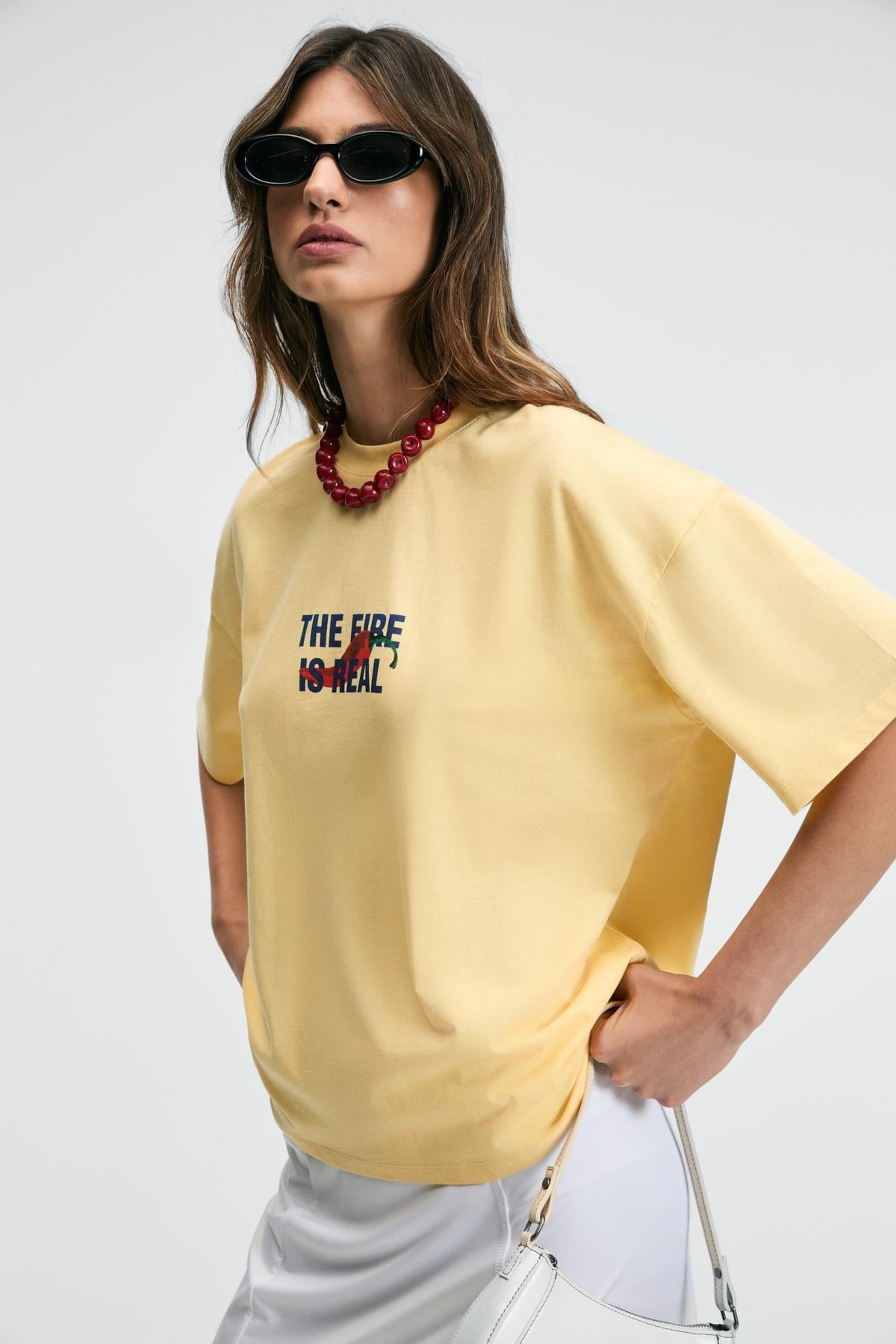 CASSIANE Bedrucktes Regular T-Shirt