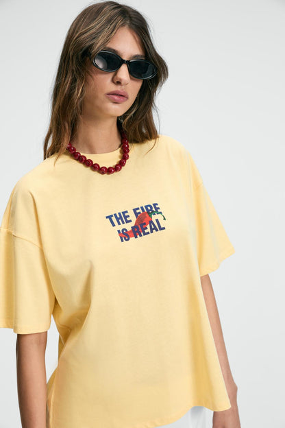 CASSIANE Bedrucktes Regular T-Shirt
