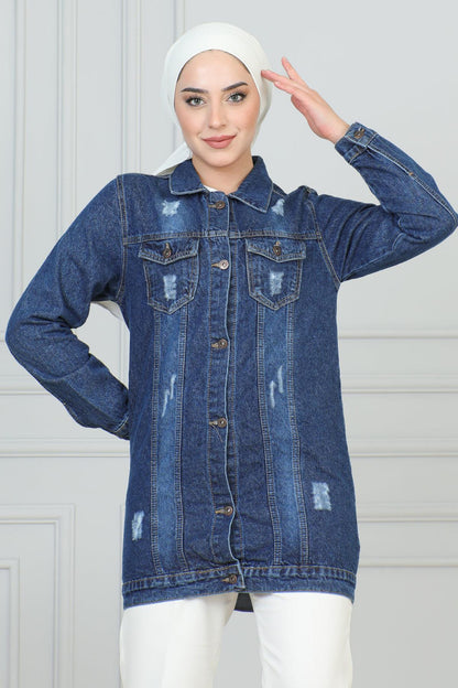 Cebi Laser Detailierte Jeansjacke