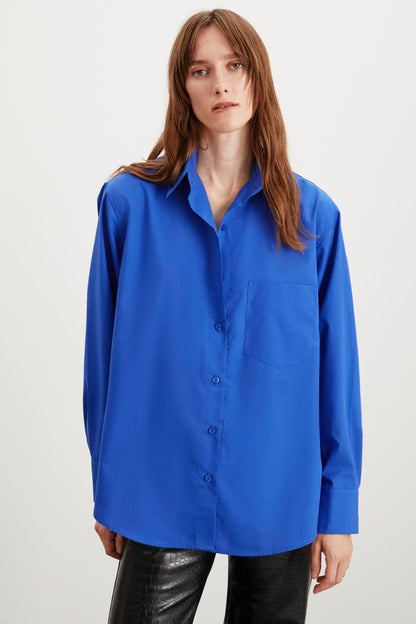 Damen Bio Oversize Hemd