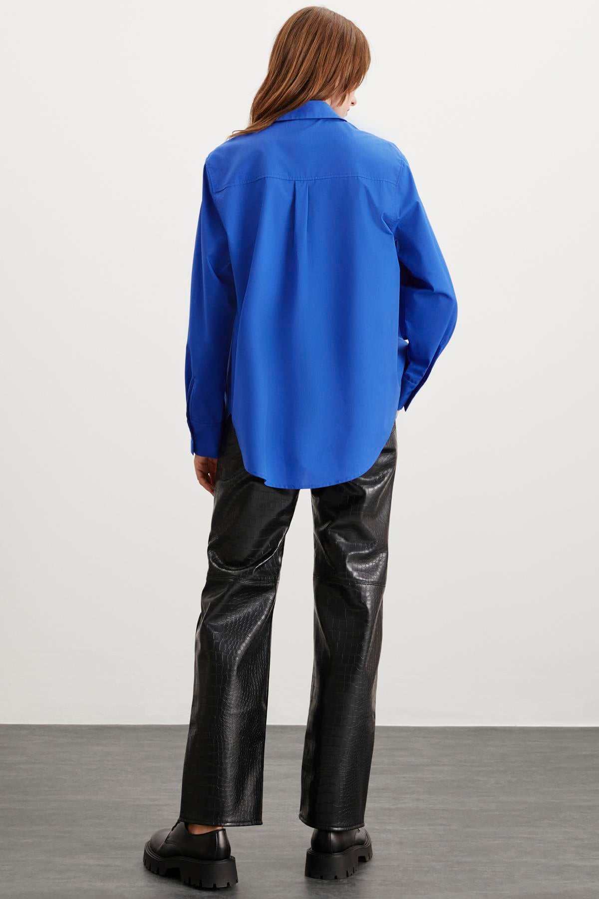 Damen Bio Oversize Hemd
