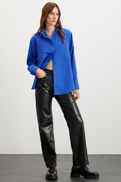 Damen Bio Oversize Hemd