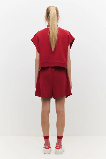Shorts mit Taschen und elastischem Bund
