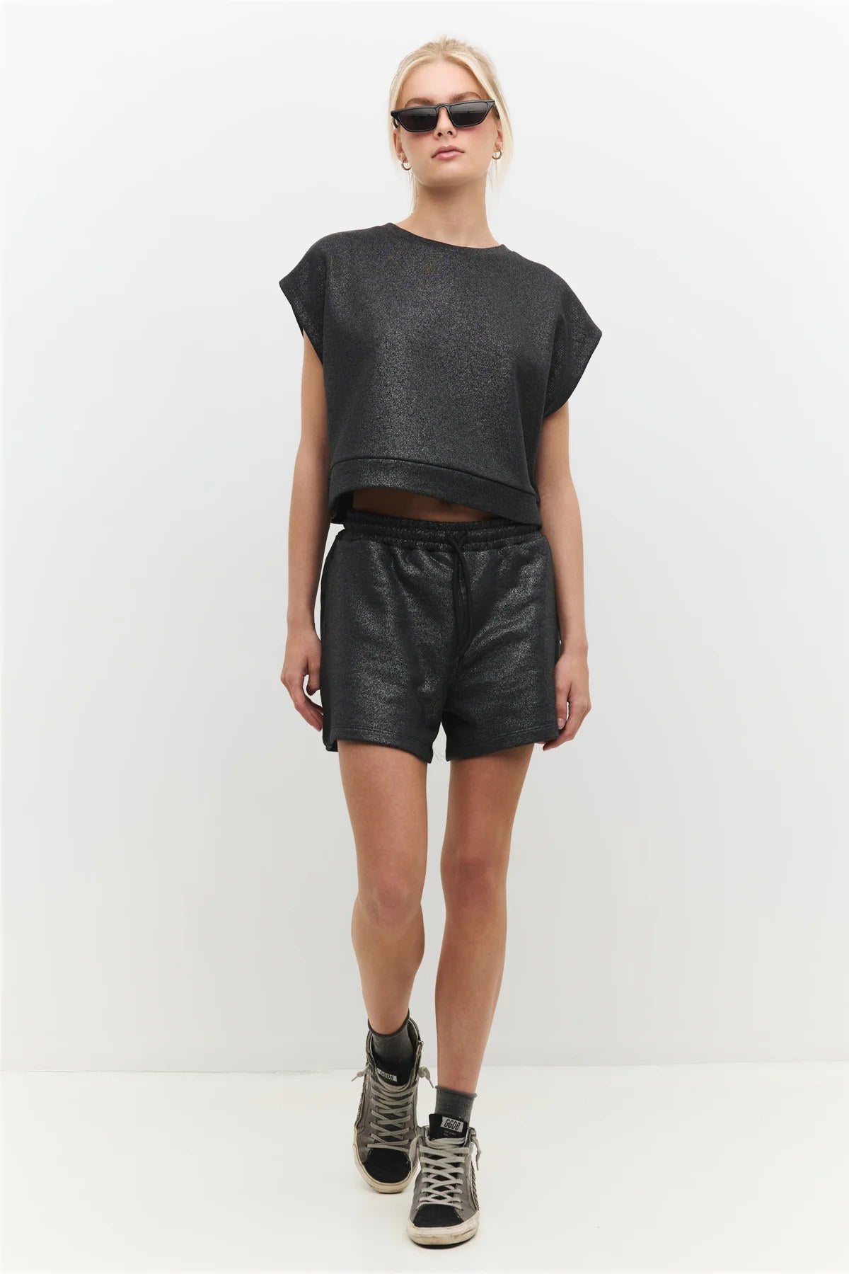 Shorts mit Taschen und elastischem Bund