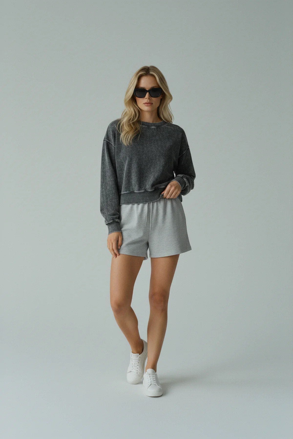 Shorts mit Taschen und elastischem Bund