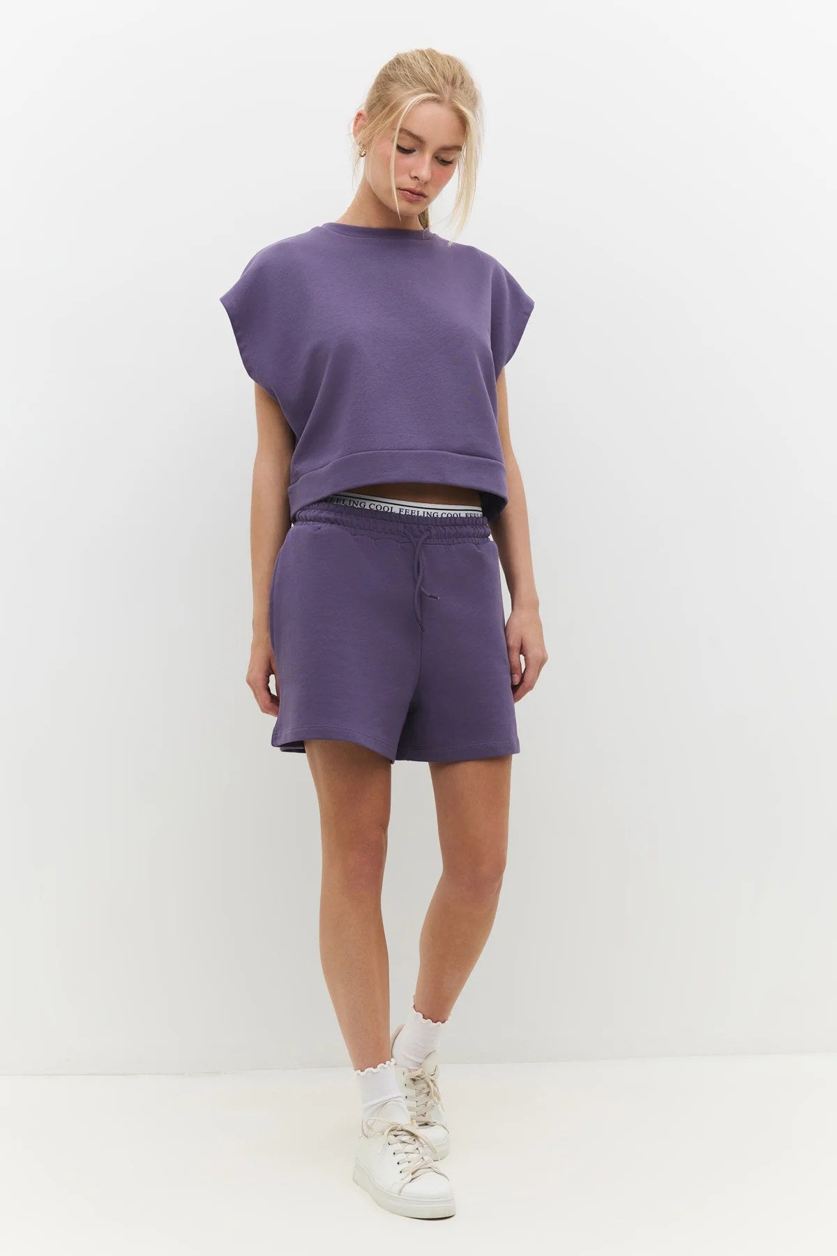 Shorts mit Taschen und elastischem Bund
