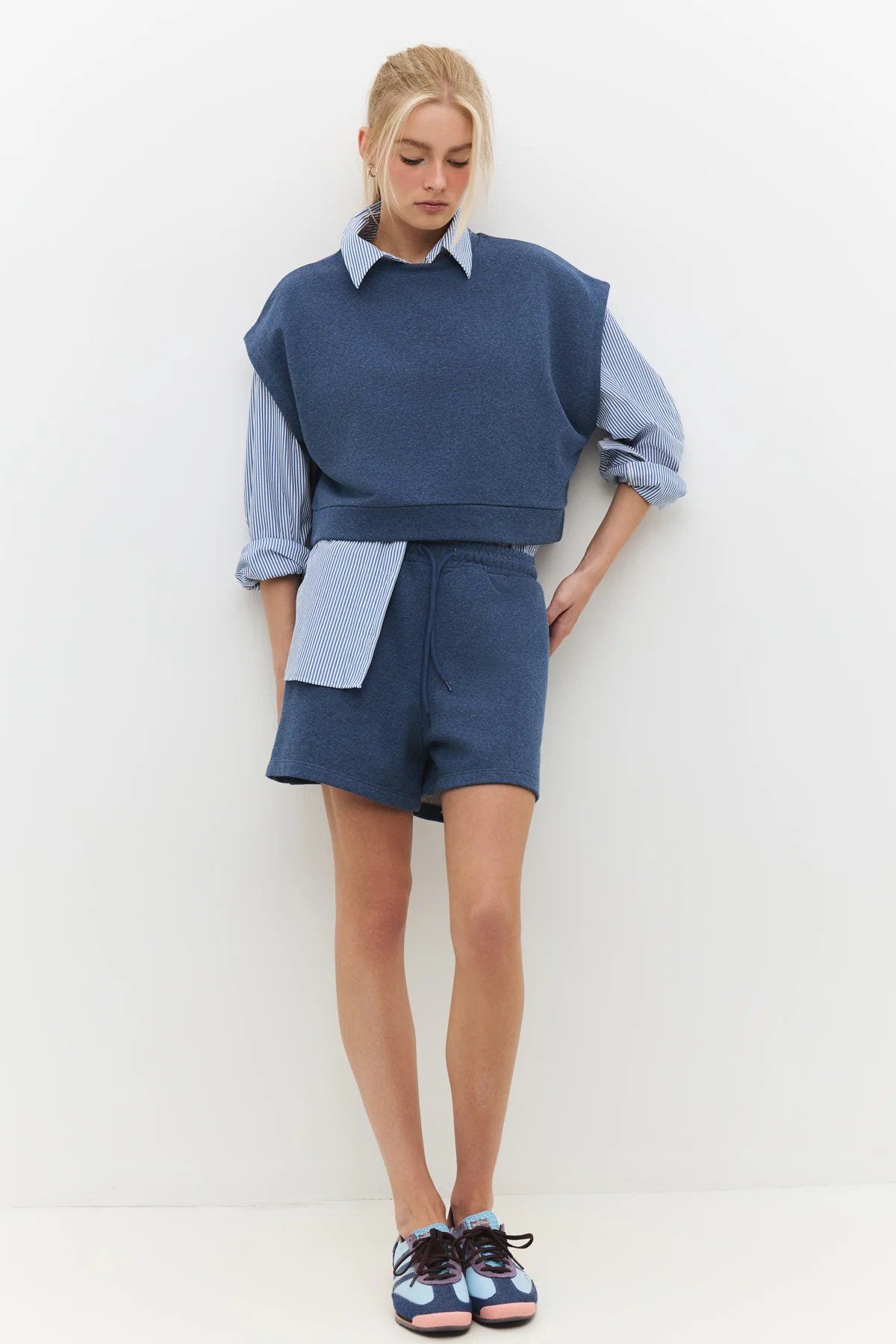 Shorts mit Taschen und elastischem Bund