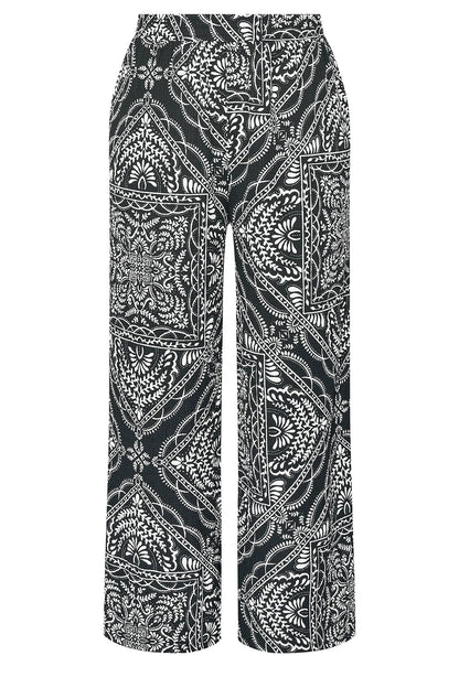 Weit geschnittene Hose mit Taschen