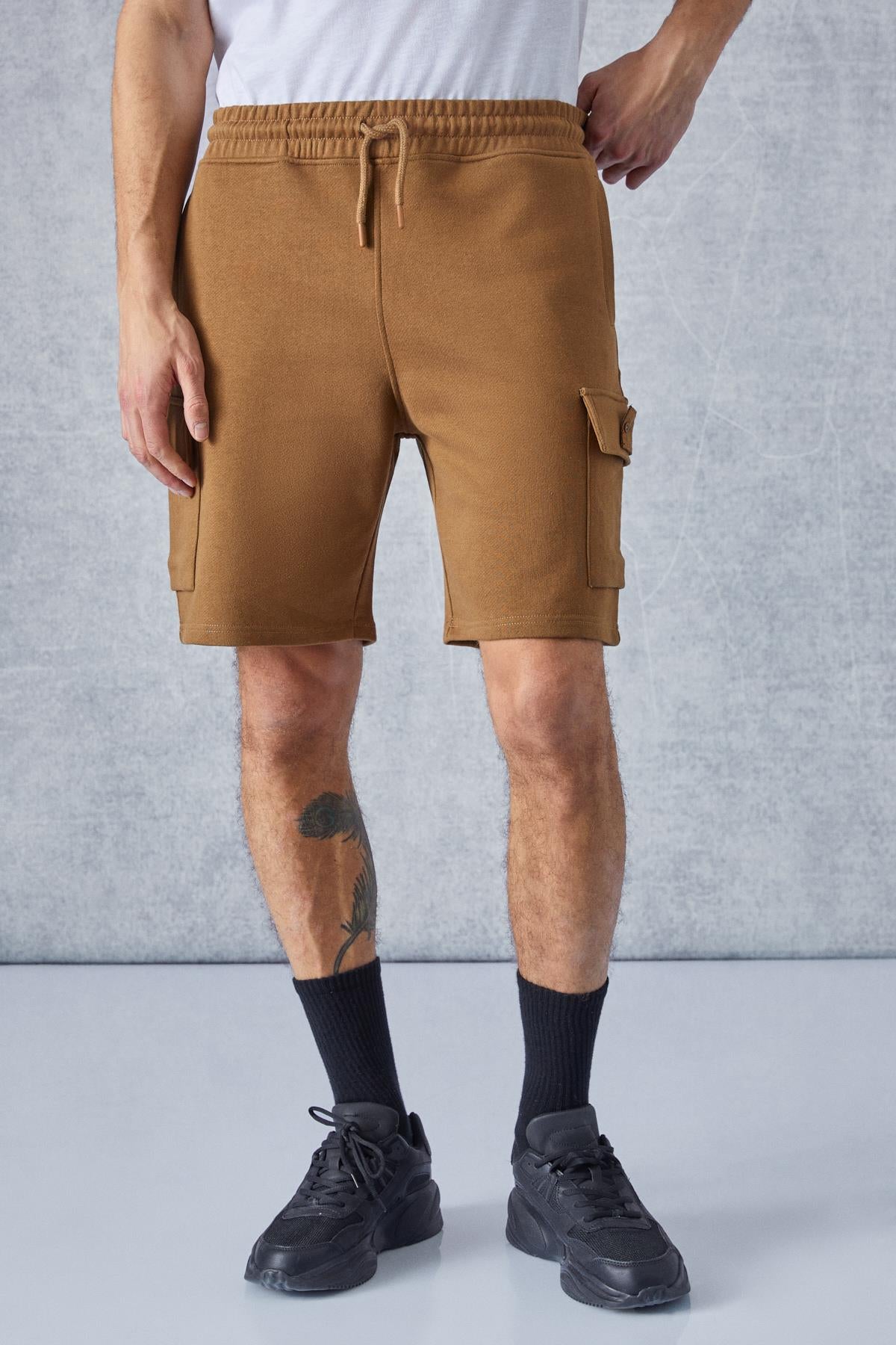 CERVINO Herren Cargo-Shorts bestickt