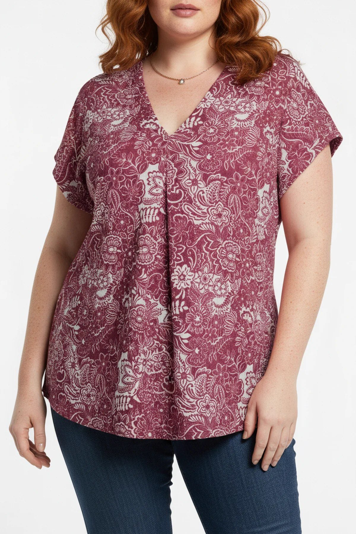 Bluse mit Blumenmuster