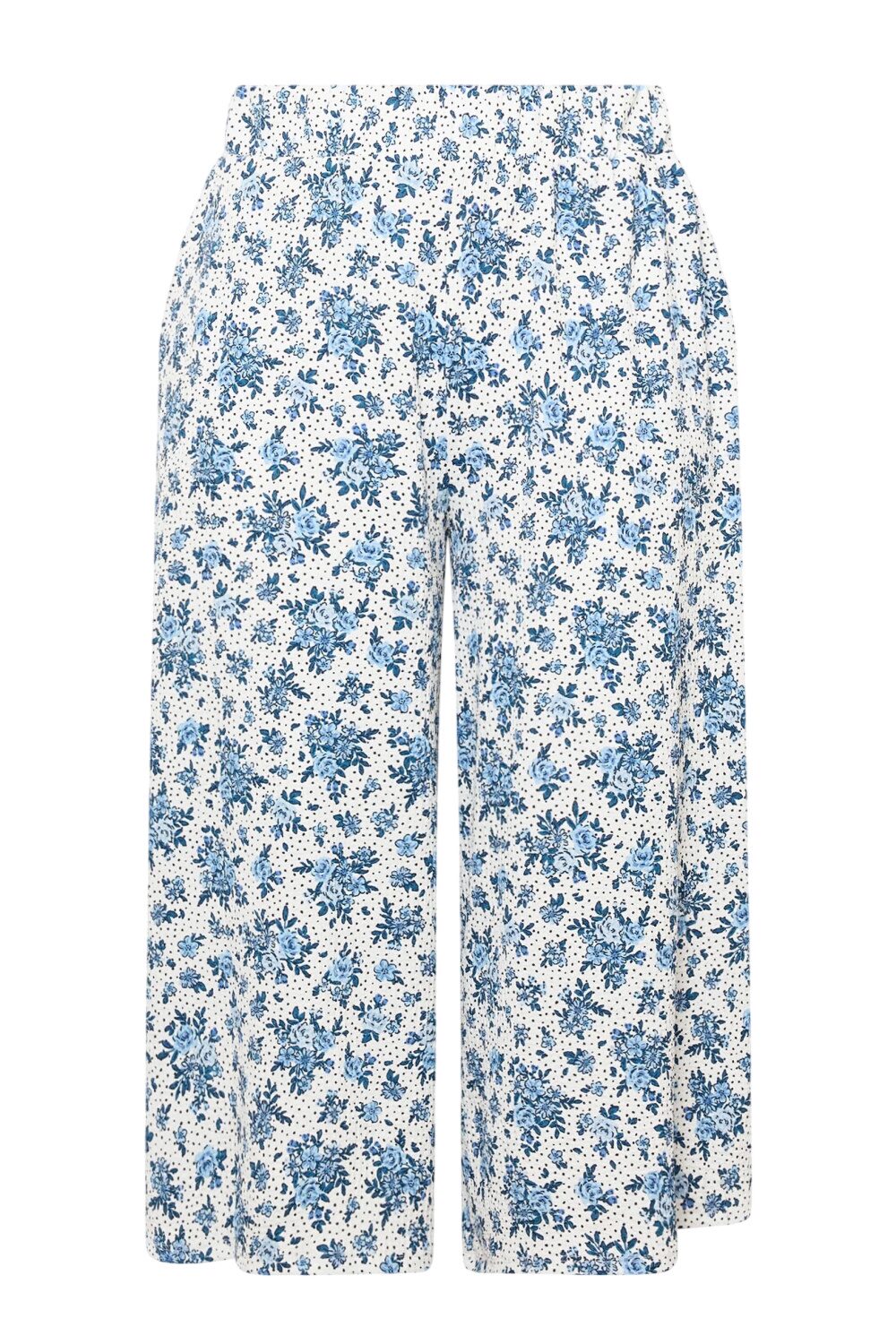 Blumenmuster Weite Hose