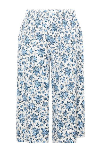 Blumenmuster Weite Hose