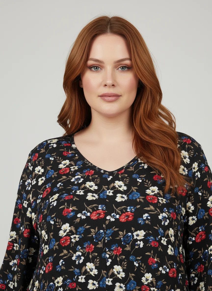 Kleid mit Blumenmuster