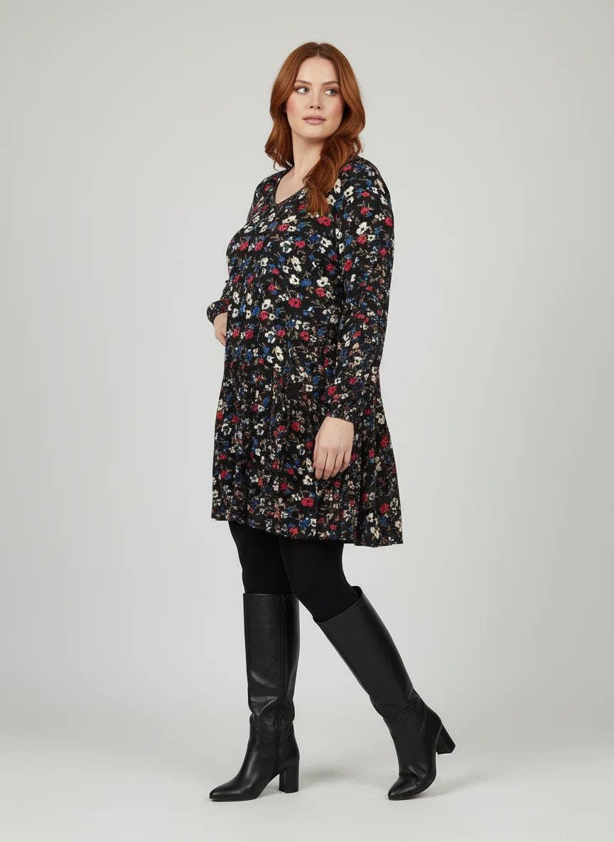 Kleid mit Blumenmuster