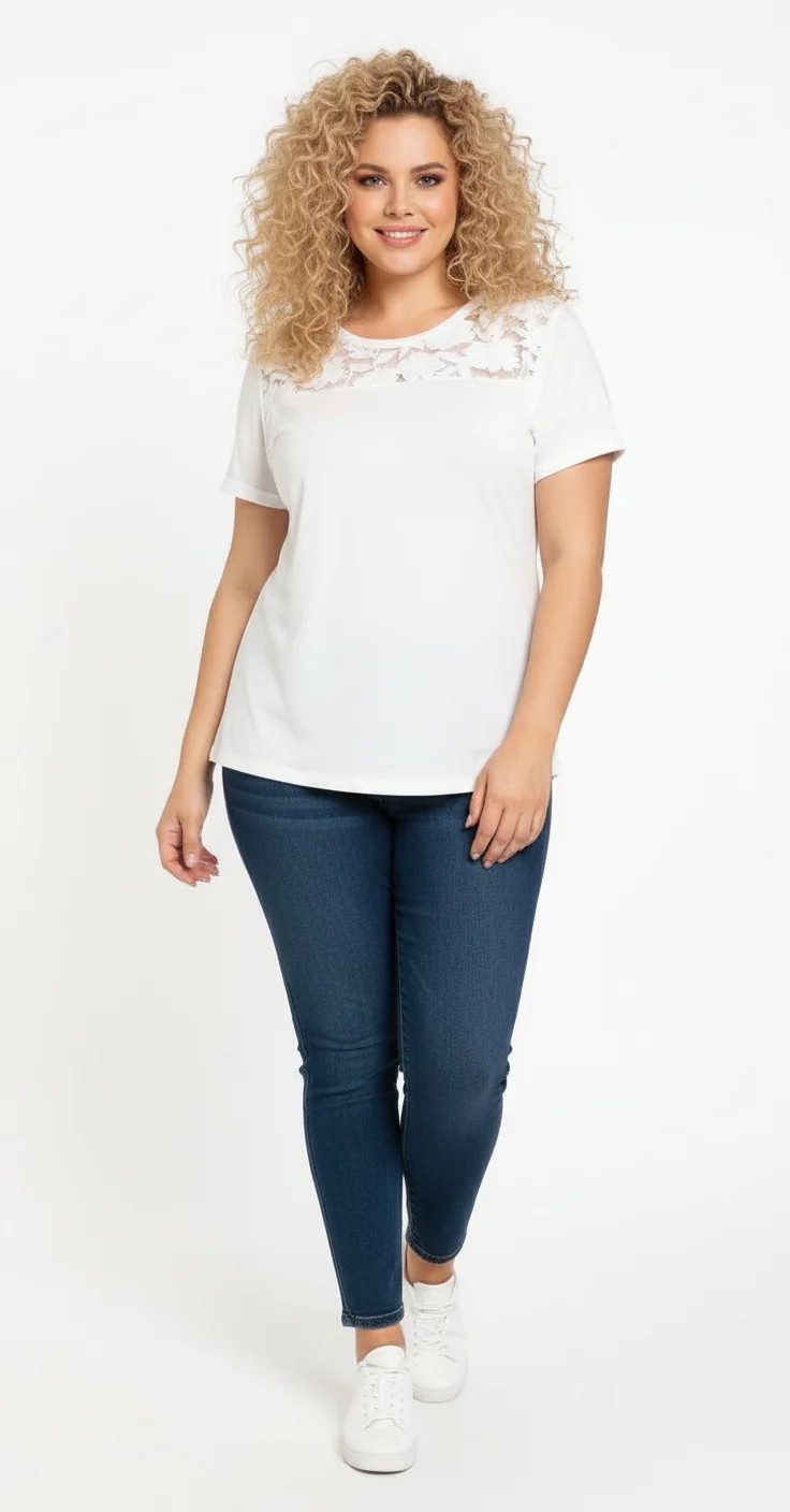 T-Shirt mit Blumenmuster