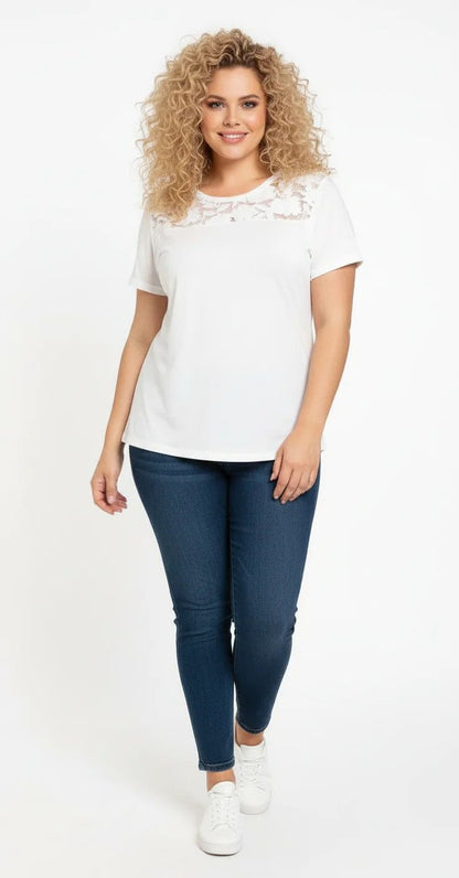 T-Shirt mit Blumenmuster