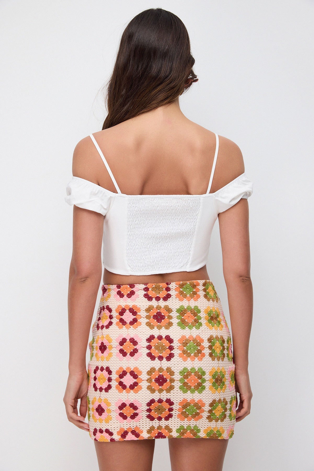 Crop-Top mit doppelten Trägern