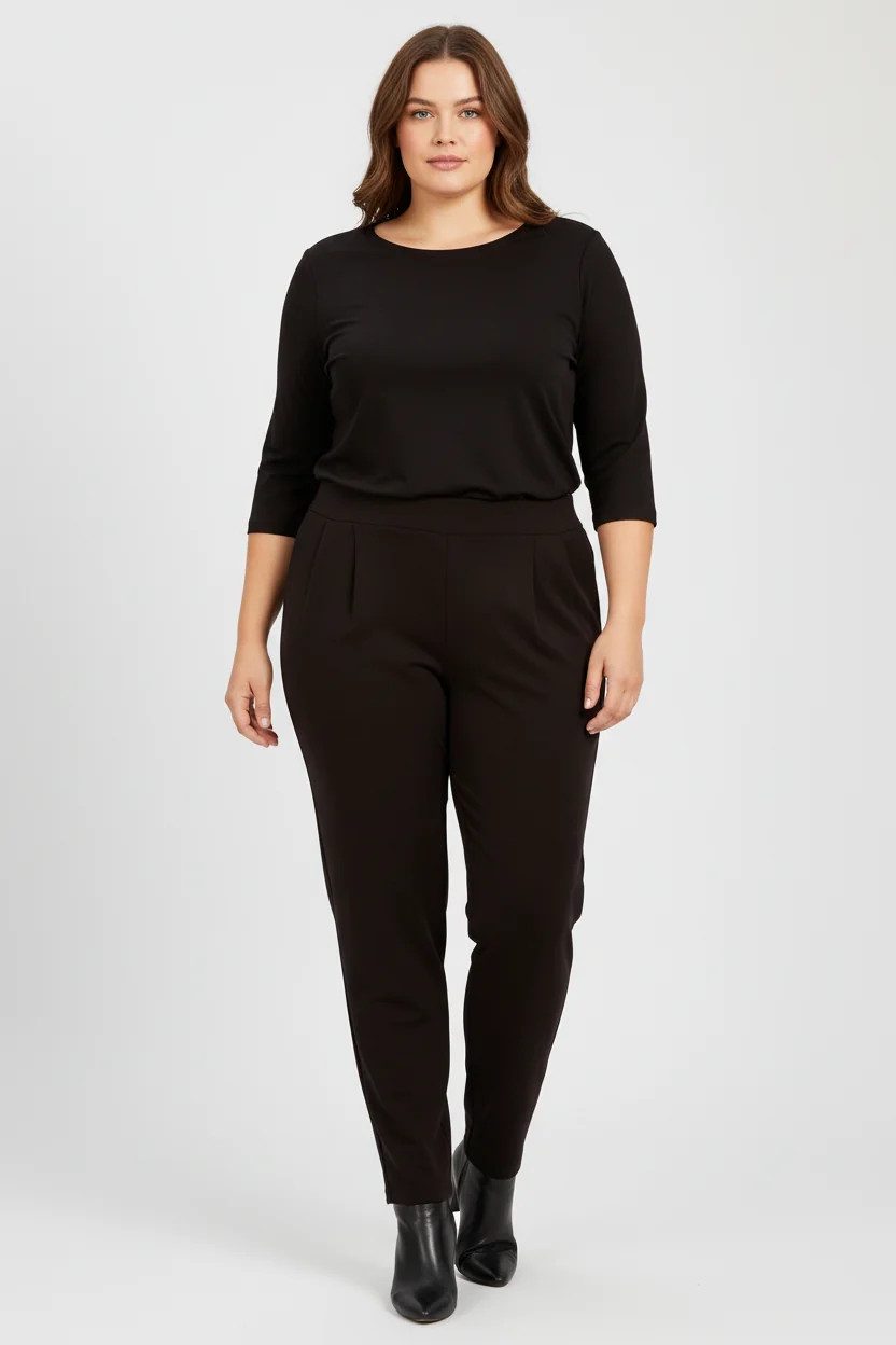 Jogginghose aus doppellagigem Jersey-Stretch