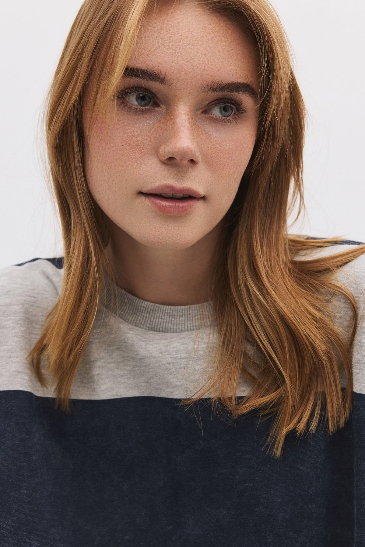 Gestreiftes Crop-Sweatshirt