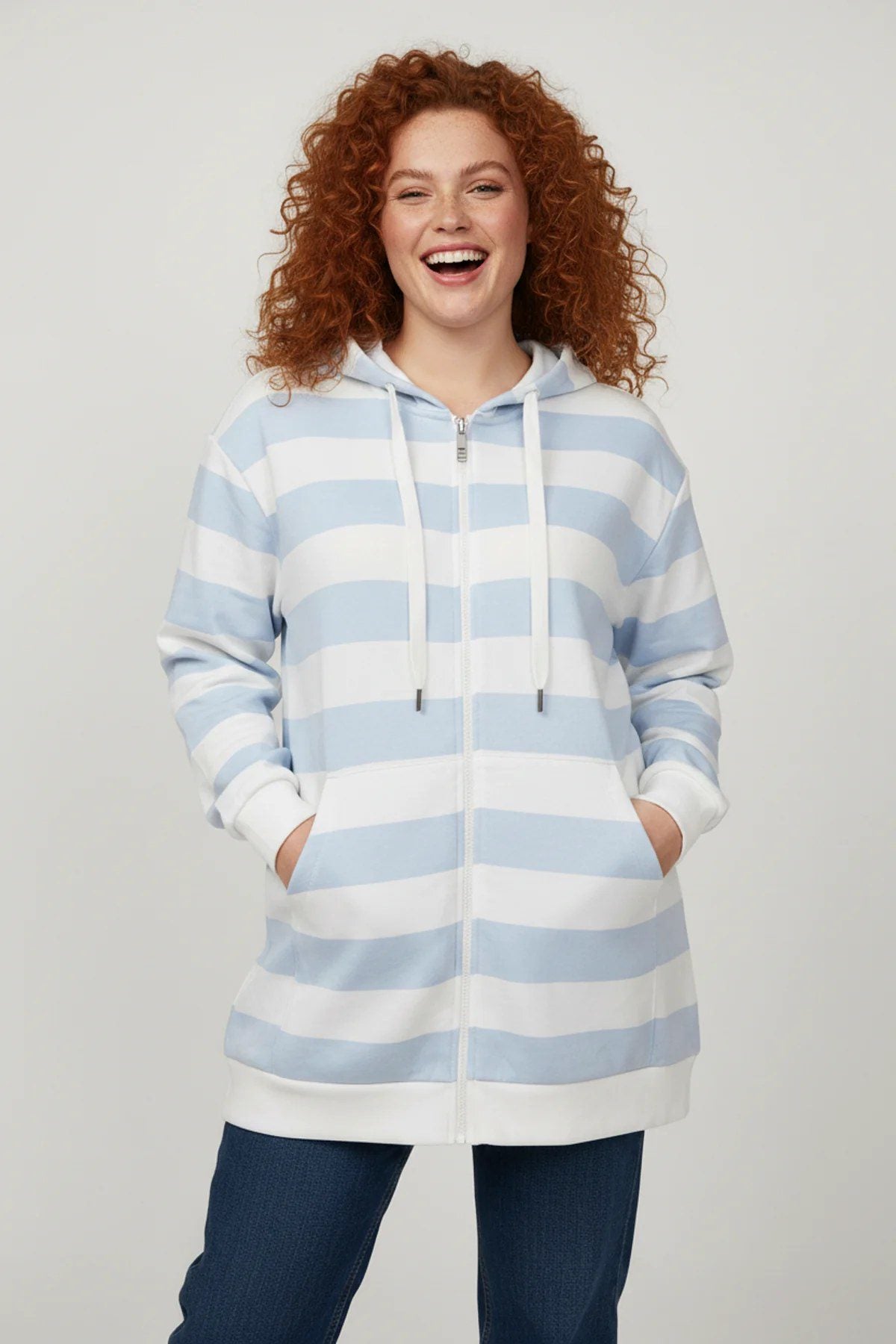 Kapuzenpullover mit Reißverschluss